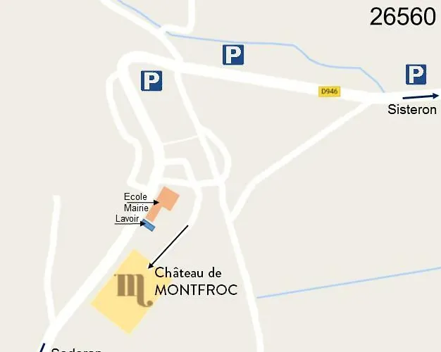 Hétvégi ház Chateau De Montfroc
